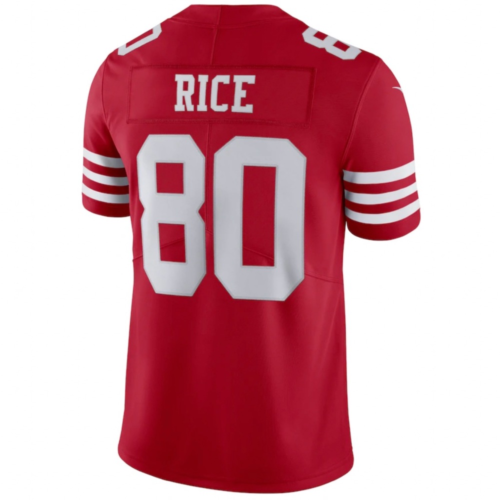 Jerry Rice San Francisco 49ers Nike Vapor Limited jersey - Scarlet